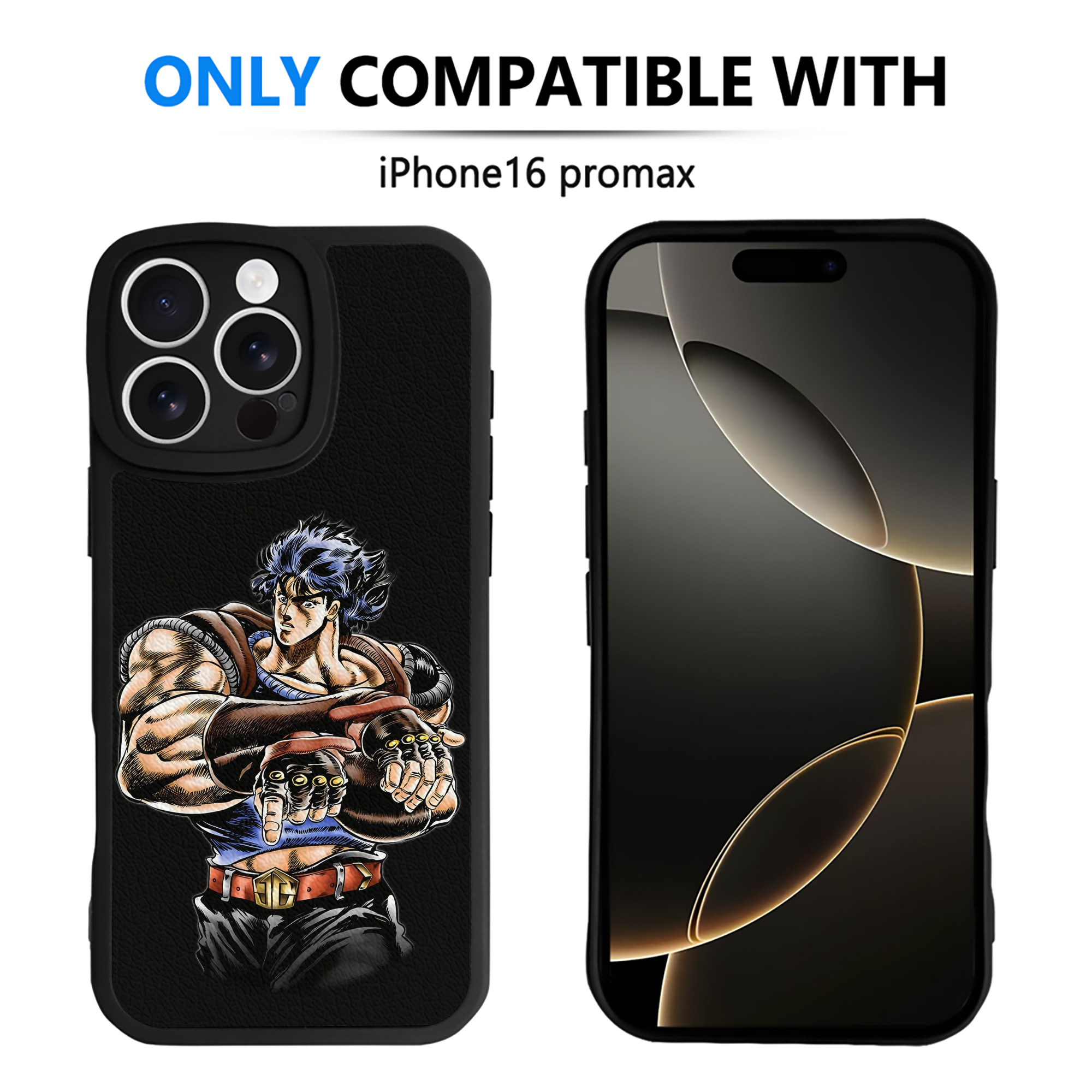 （画像用） ジョジョの奇妙な冒険 /ジョナサン?ジョースター JoJo's Bizarre Adventure Jonathan Joestar 【iPhone 16シリーズ対応】シリコンスマホケース（レザー調） 材質：シリコン